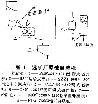 礦石工藝性質(zhì)與原流程