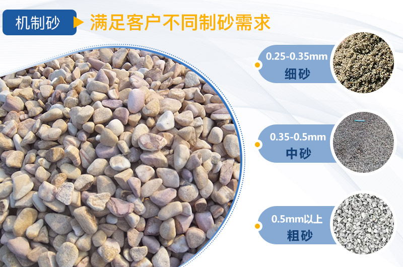 鵝卵石制的砂與河沙的質量誰更勝一籌？鵝卵石制砂機器多少錢