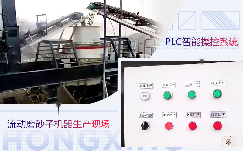 流動磨砂子機器擁有PLC智能操控系統